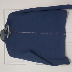 Title Nine blue jacket with pockets Size M. Worn once. Excellent condition.